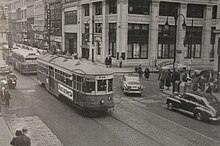 A streetcar in Toledo, 1949 Toledo Streetcar.jpg