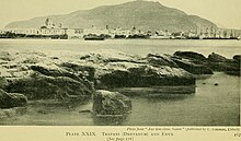 Trapani et le mont Erice en 1914.