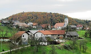 Troščine Place in Lower Carniola, Slovenia