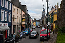 The High Street in Tuam is the west-most section of the N83. Tuam High Street 2009 09 14.jpg