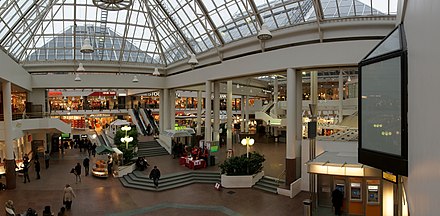 View inside the Hansa Shopping Centre