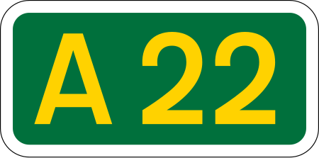 UK road A22