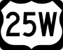 US 25W.svg