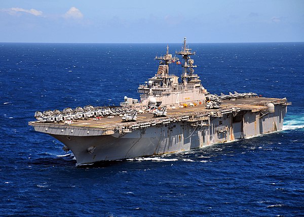 USS Boxer underway on 18 August 2011