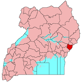 Kaart van Mbale