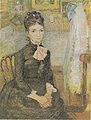 Mother by a Cradle, Portrait of Leonie Rose Davy-Charbuy 1887 Van Gogh Museum, Amsterdam (F369)