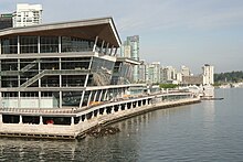 The west building of the Vancouver Convention Centre was designed with sustainability in mind. Its roof is the largest living roof in Canada. Vancouver-convention-centre-west-2.jpg