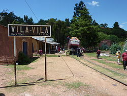 Railway station in Vila Vila