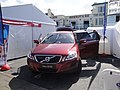 A demonstrator Volvo XC60, on the Parade, Cowes, Isle of Wight during Cowes Week 2011.