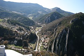 Beaumont-en-Diois from above