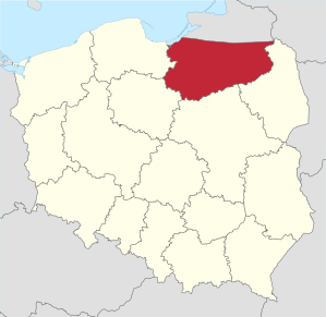 Warminsko-Mazurskie in Poland.svg