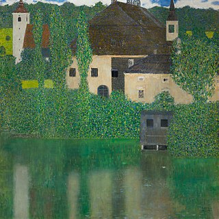 <i>Schloss by the Water</i> Painting by Gustav Klimt