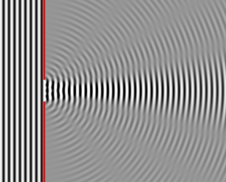 File:Wave Diffraction 4Lambda Slit.png