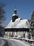 Church (with equipment) and 21 tombstones or tombstone fragments at the church and parentation hall of the cemetery