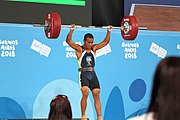 Deutsch: Gewichtheben bei den Olympischen Jugendspielen 2018; Tag 2, 10. Oktober 2018; Jungen 62 kg English: Weightlifting at the 2018 Summer Youth Olympics at 8 October 2018 – Boys' 62 kg