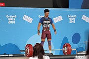 Deutsch: Gewichtheben bei den Olympischen Jugendspielen 2018; Tag 2, 10. Oktober 2018; Jungen 62 kg English: Weightlifting at the 2018 Summer Youth Olympics at 8 October 2018 – Boys' 62 kg