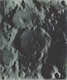 Purbach crater and its surroundings in Weinek's Lunar Atlas (1898) - North is faced downward Weinek Mond-Atlas T095.jpg