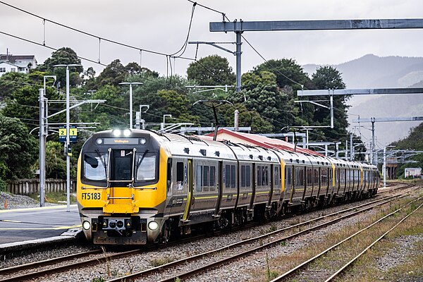 Image: Wellington Matangi Train, Paekakariki (20240207a)