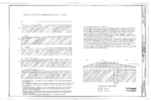 Diagram showing how the Wendover Cut-off in Utah was built across salt flats in the early 1920s Wendover Cut-off construction.png