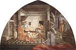"Püha Stefanuse sünd", fresko, 1452–1465, Prato katedraal