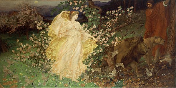 Venus and Anchises by William Blake Richmond (1889 or 1890)