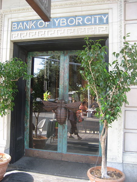 File:YborCityAug20087thAvBankOfYborBeeDoor.jpg