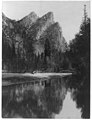 Yosemite National Park?, with stream in foreground and mountain in background LCCN2002705616.jpg