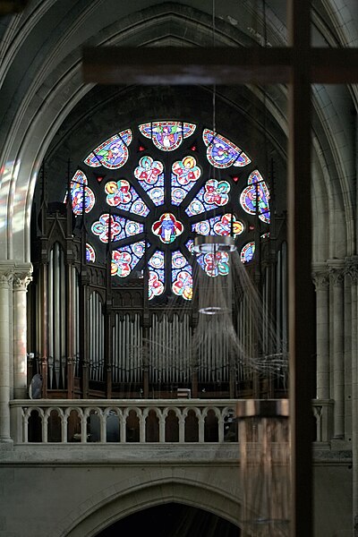 File:Église Saint-Jean-Baptiste de Belleville - orgue, rose.jpg