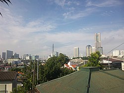 View of Minato Mirai from Tobe