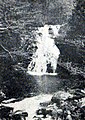 出合滝（1930年）。小板川との合流付近にある。