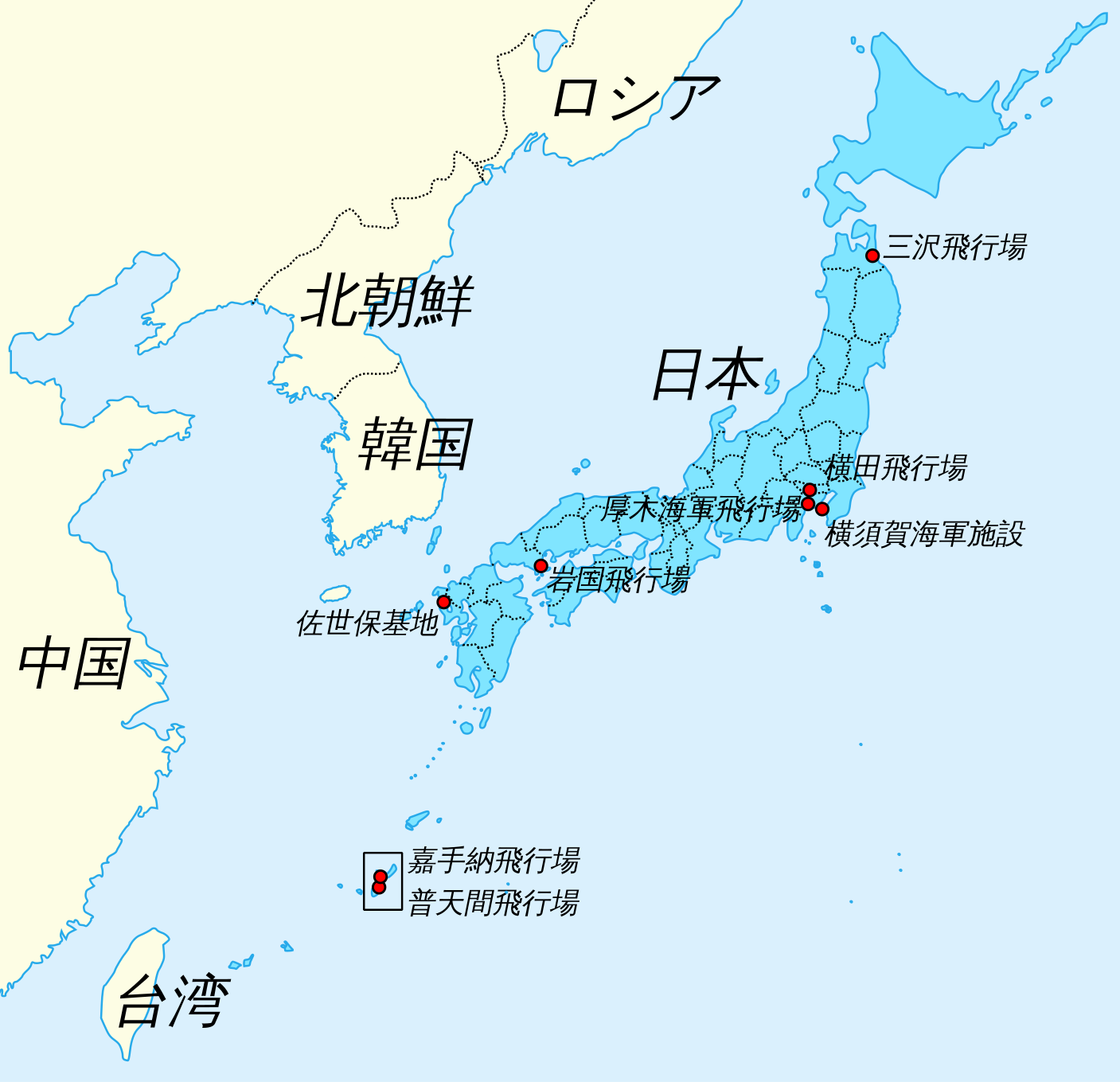 File 在日米軍基地 Svg Wikimedia Commons