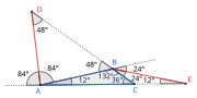 Миниатюра для Файл:外角平分线相等的三角形.svg
