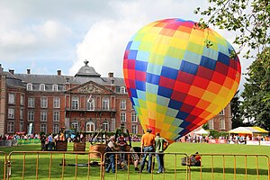 The castle of the Princes of Croÿ (18th century) - Le Roeulx (Belgium).