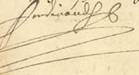 ไฟล์:1641 signature of Emperor Ferdinand III.jpg