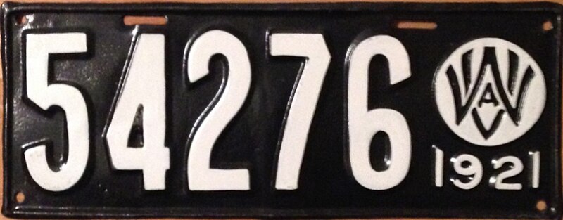 File:1921 West Virginia license plate.jpg