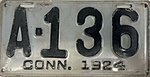 1924 Connecticut license plate A123 format.jpg