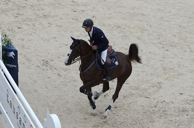 File:2013 Longines Global Champions - Lausanne - 14-09-2013 - Richard Spooner et Billy Bianca.jpg