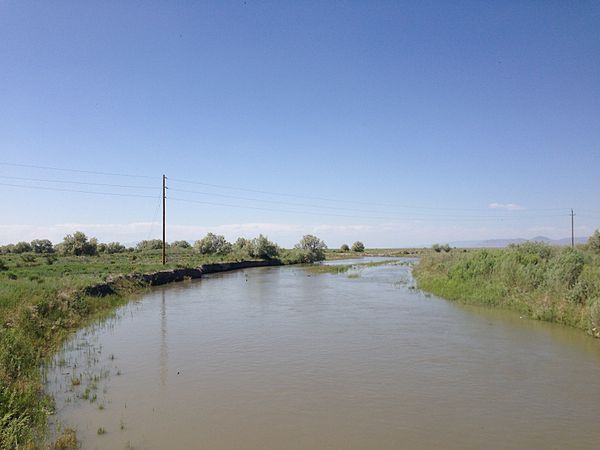 The Humboldt River in Battle Mountain