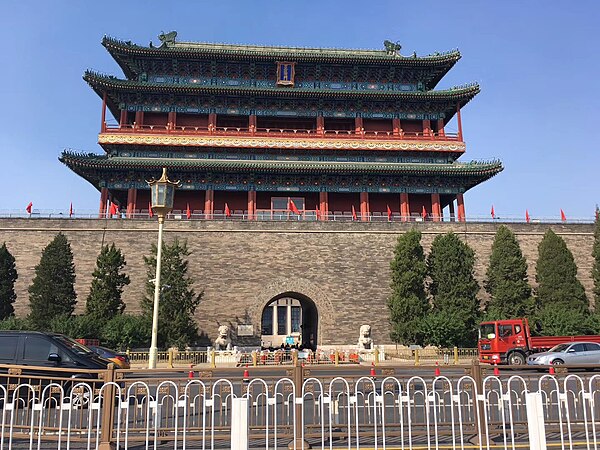 Zhengyangmen is a city gate in Beijing.