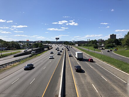 I-80 westbound in Paterson