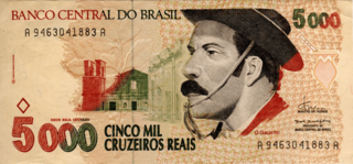 <span class="mw-page-title-main">Brazilian cruzeiro real</span> Brazilian currency from 1993 to 1994