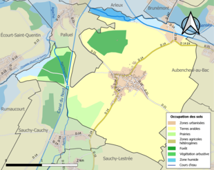 Mappa a colori che mostra l'uso del suolo.