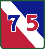 Illustrationsbillede af sektion 75. infanteridivision (USA)