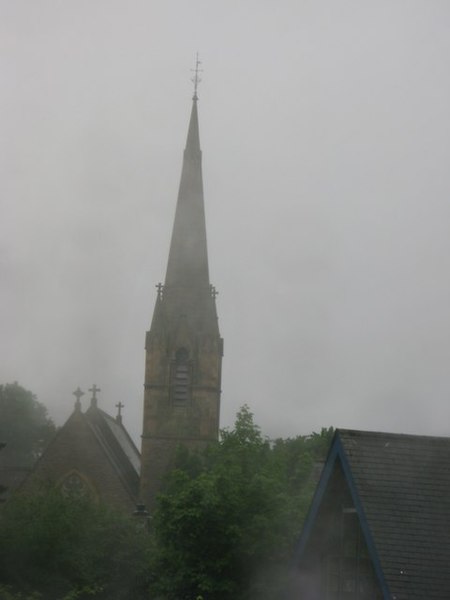 File:A Church Spire in Fort William - geograph.org.uk - 907486.jpg