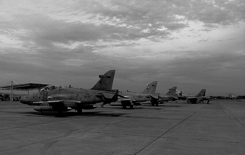 File:A fleet of Aermacchi MB-339 on tarmac in 2018.jpg