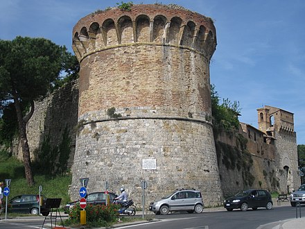 Bastione San Francesco, part of the Medieval defense of the town