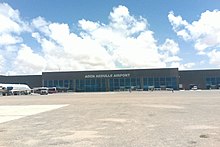 Aden Adde International Airport in Mogadishu. Aden Abdullah Airport.jpg