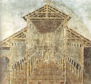 Décoration murale intérieure en pierre avec toit cathédrale Art