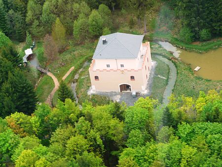 Alte Burg Rotenhain Luftaufnahme