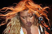 Aly Michalka in concert on June 21, 2008, in Valdosta, Georgia